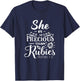 She is Far More Precious Than Ruby Religious Faith Jesus T-Shirt - T-Shirt | Navy