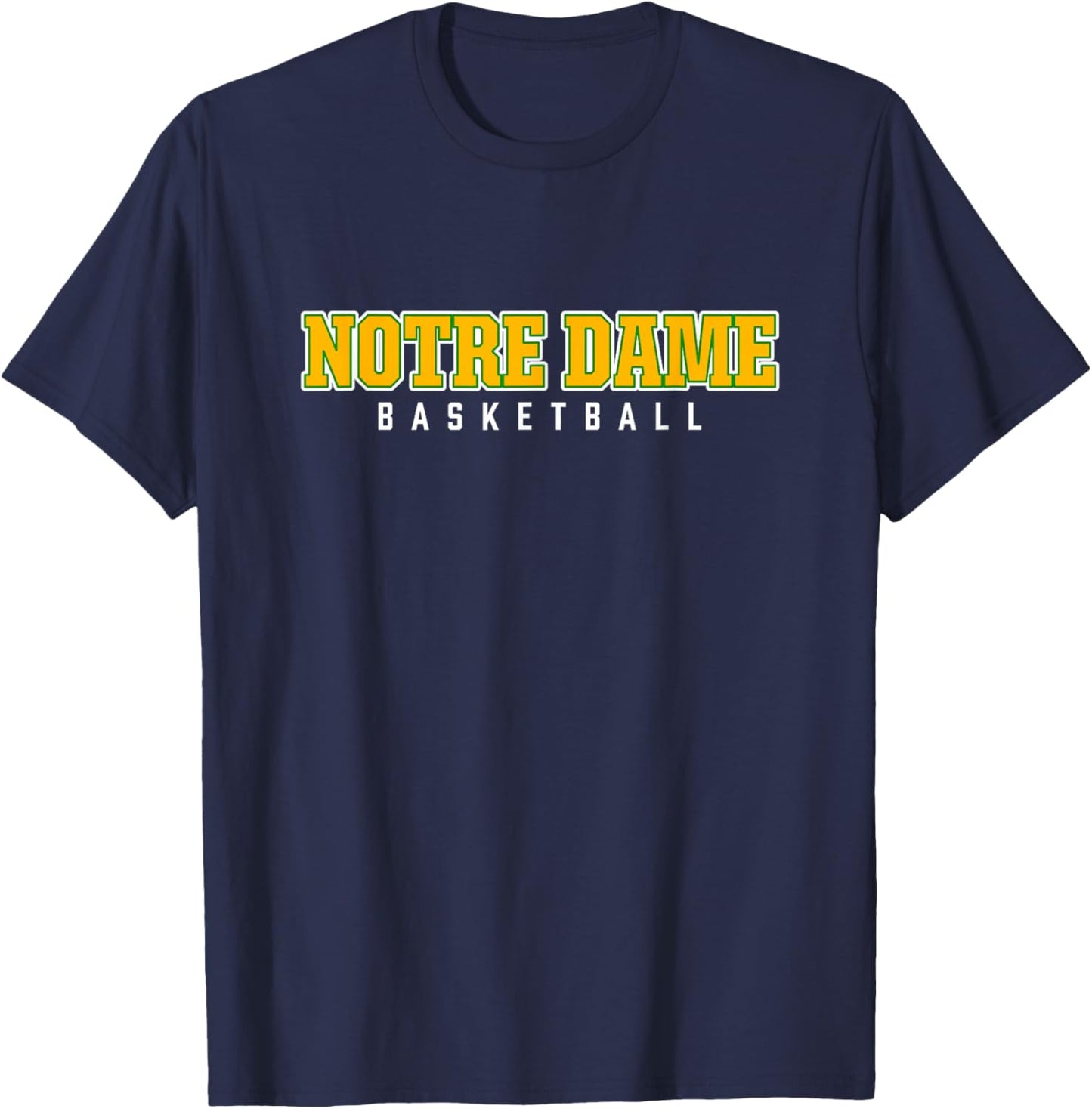 Notre Dame High School Basketball T-Shirt - T-Shirt | Navy