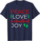 Christmas Pregnancy Announcement Shirt Couples Baby Reveal T-Shirt - T-Shirt | Navy