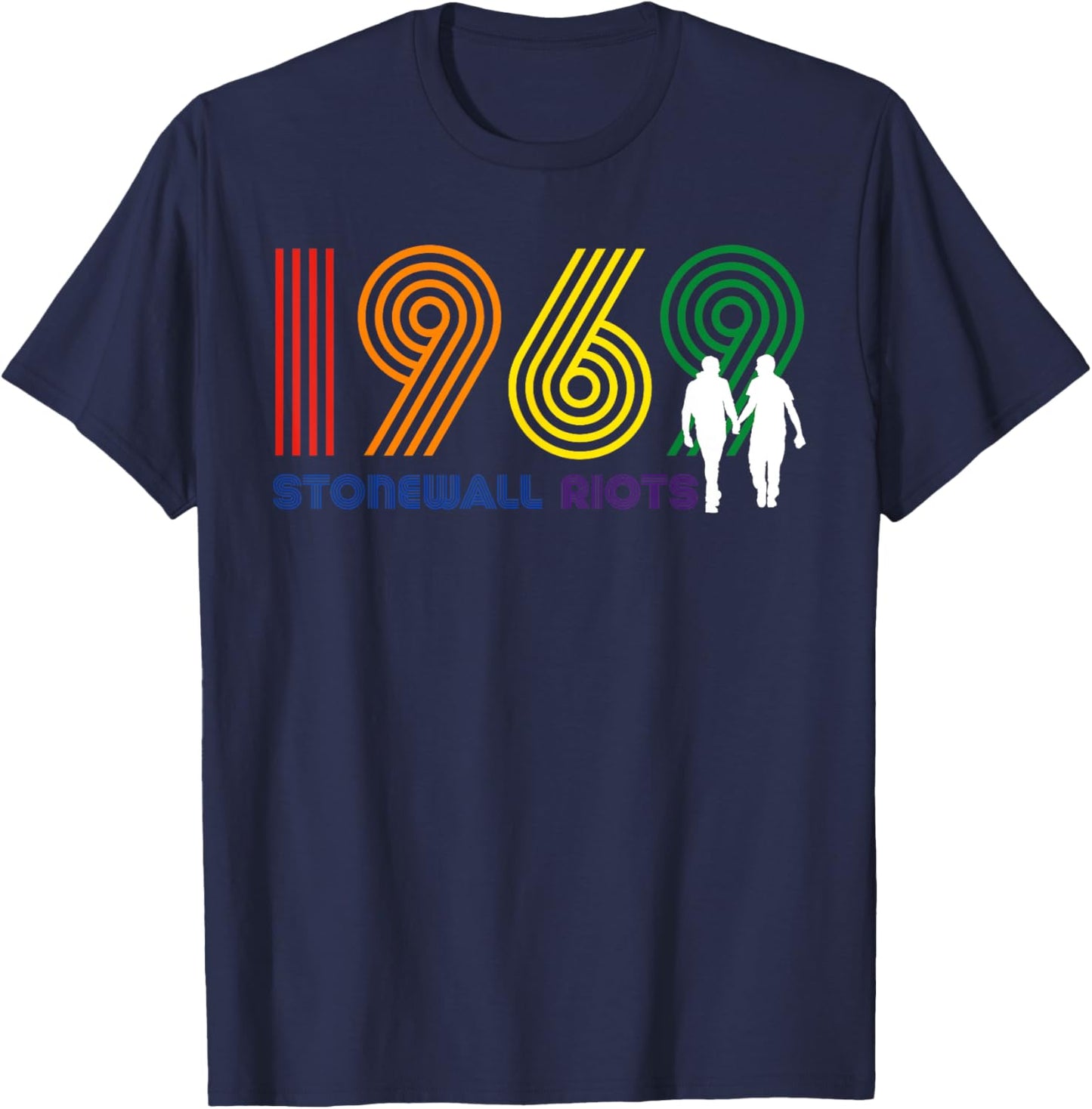 1969 Stonewall Riots T-Shirt - T-Shirt | Navy
