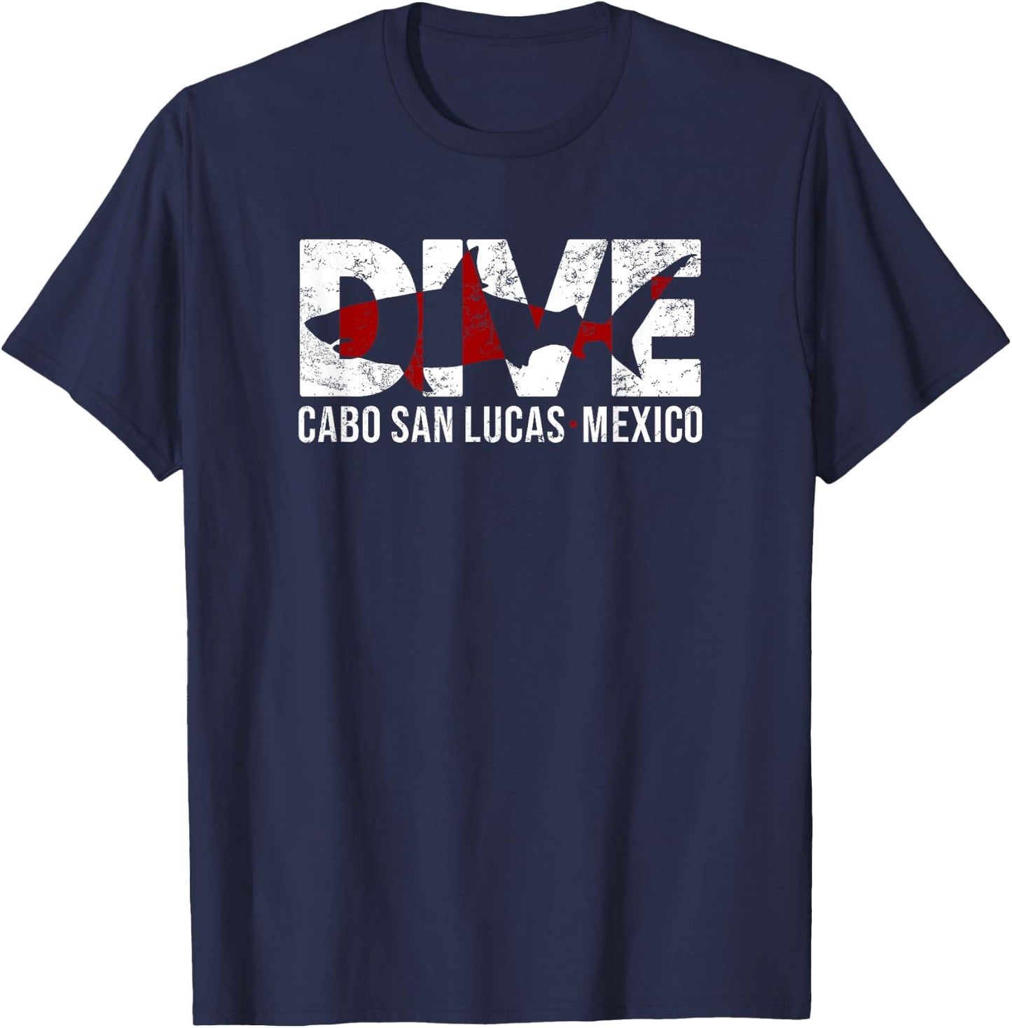 DIVE Cabo San Lucas Mexico SCUBA DIVING Diver T-Shirt - T-Shirt | Navy