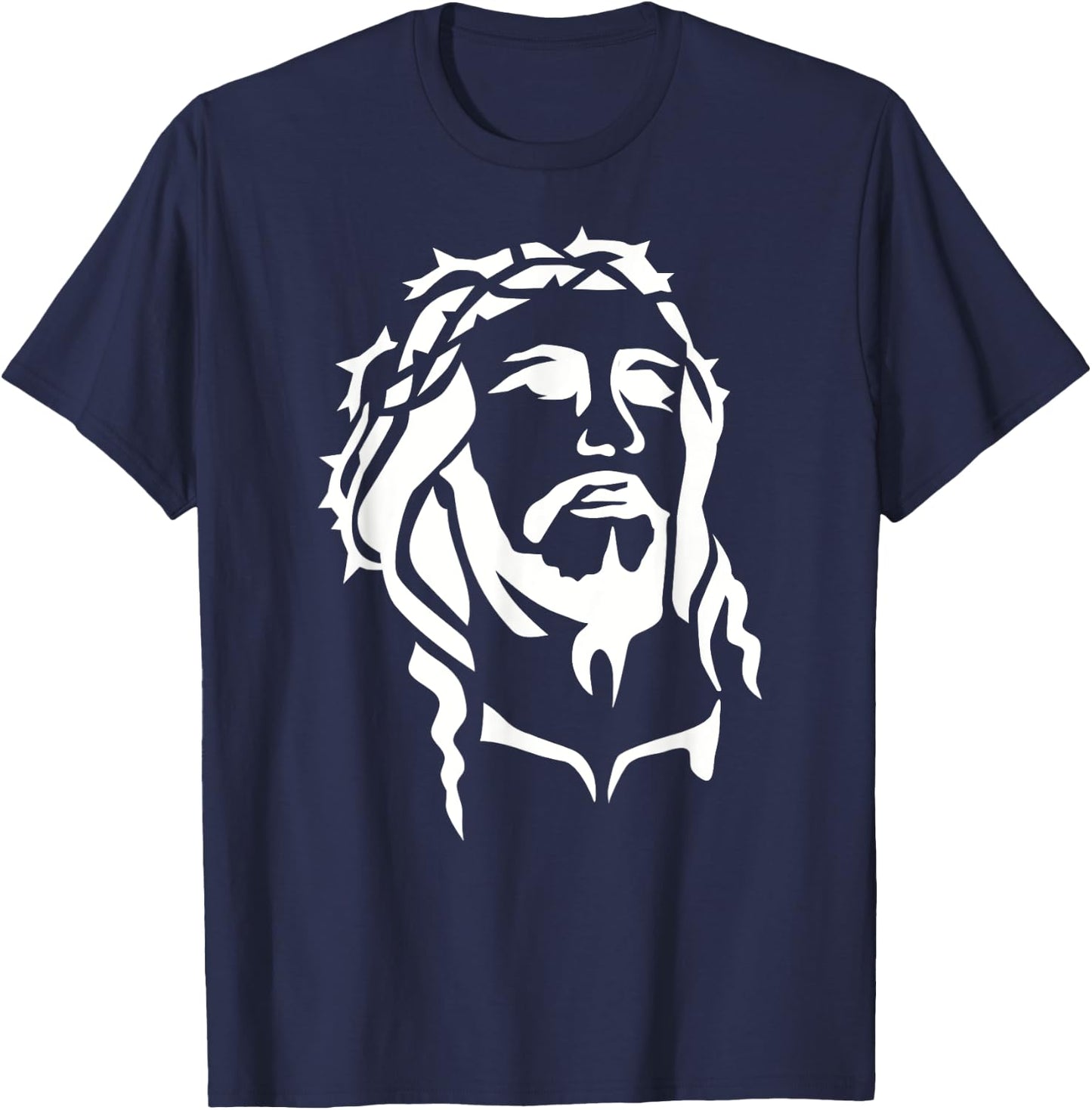 Jesus christ head T-Shirt - T-Shirt | Navy