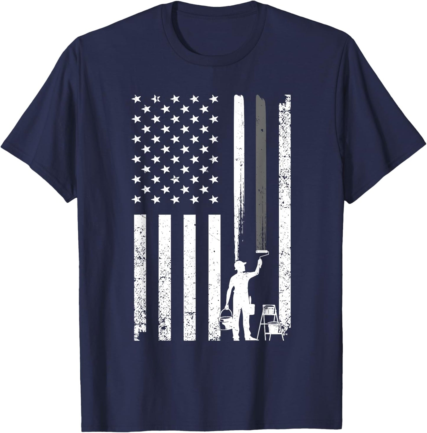 Cool Painter Art Women Painting Job House Painter T-Shirt - T-Shirt | Navy