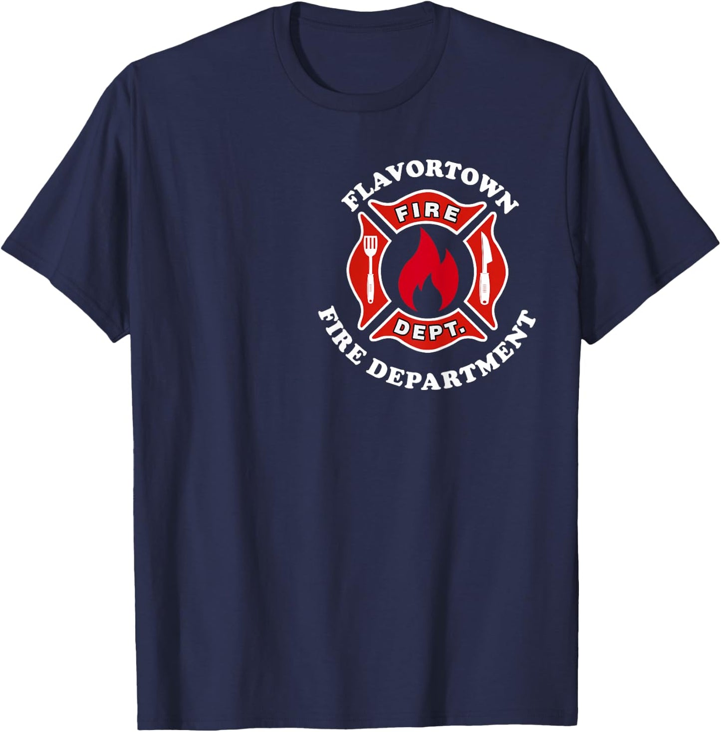 Flavortown Fire Department T-Shirt - T-Shirt | Navy