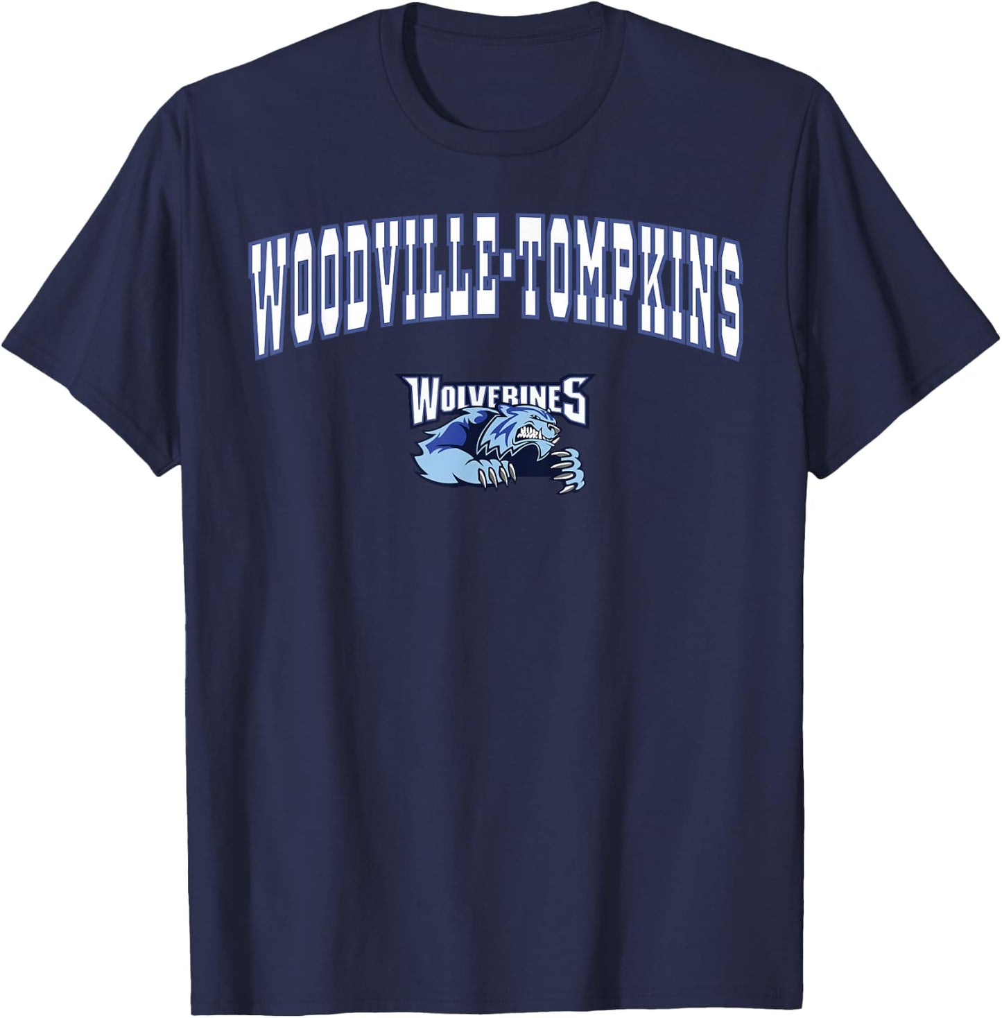 Woodville Tompkins High School Wolverines C2 T-Shirt - T-Shirt | Navy