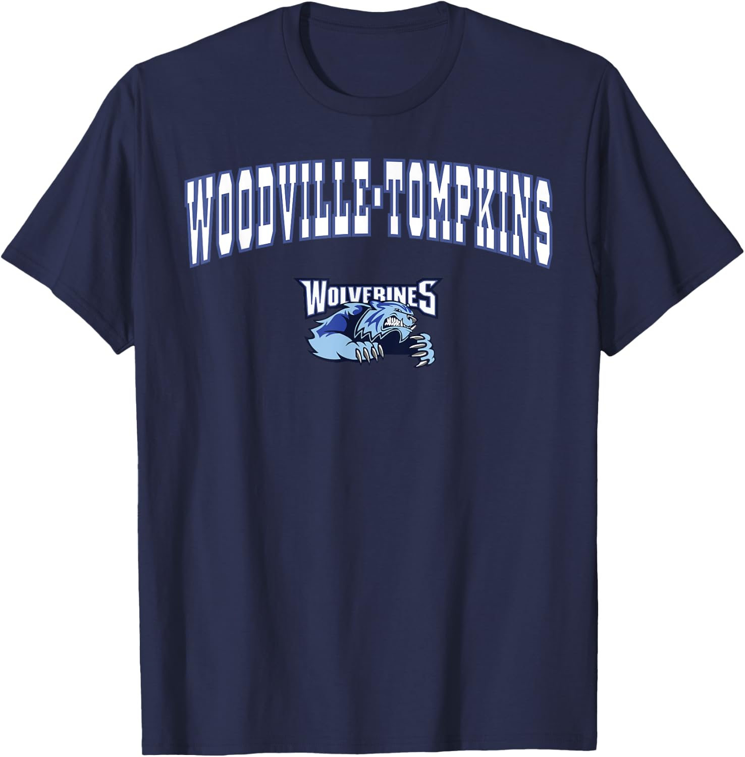 Woodville Tompkins High School Wolverines C2 T-Shirt - T-Shirt | Navy