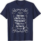 I Don't Know How My Story Will End But It Will Never Say T-Shirt - T-Shirt | Navy