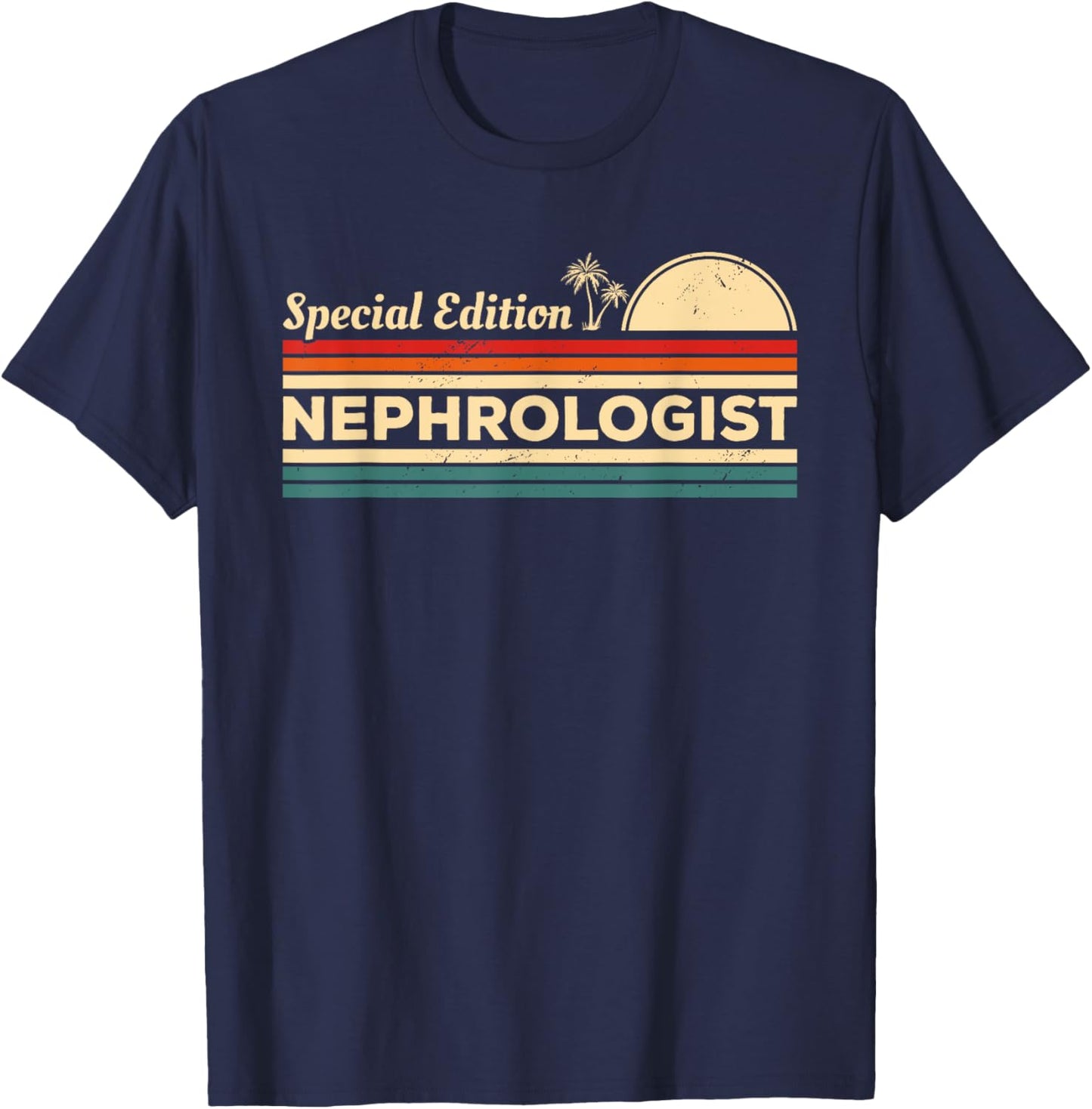 Vintage Special Edition Nephrologist Nephrology T-Shirt - T-Shirt | Navy