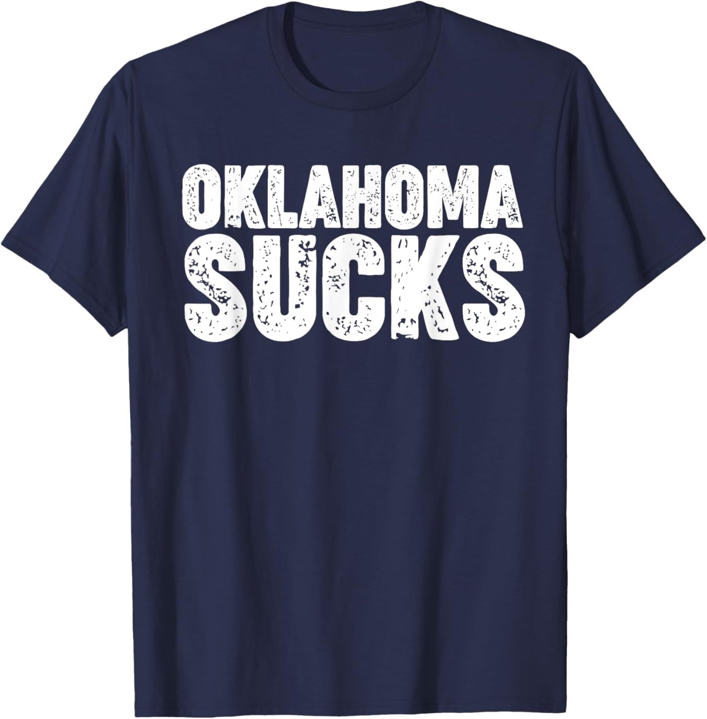 Oklahoma Sucks T-Shirt - T-Shirt | Navy