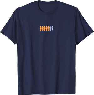 Fishes And Loaves Christian T-Shirt - T-Shirt | Navy