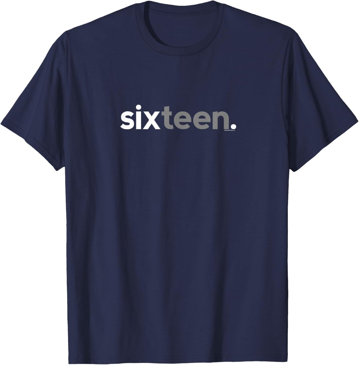 16th Birthday for Boys Sixteen Him Age 16 Year Party Teen T-Shirt - T-Shirt | Navy