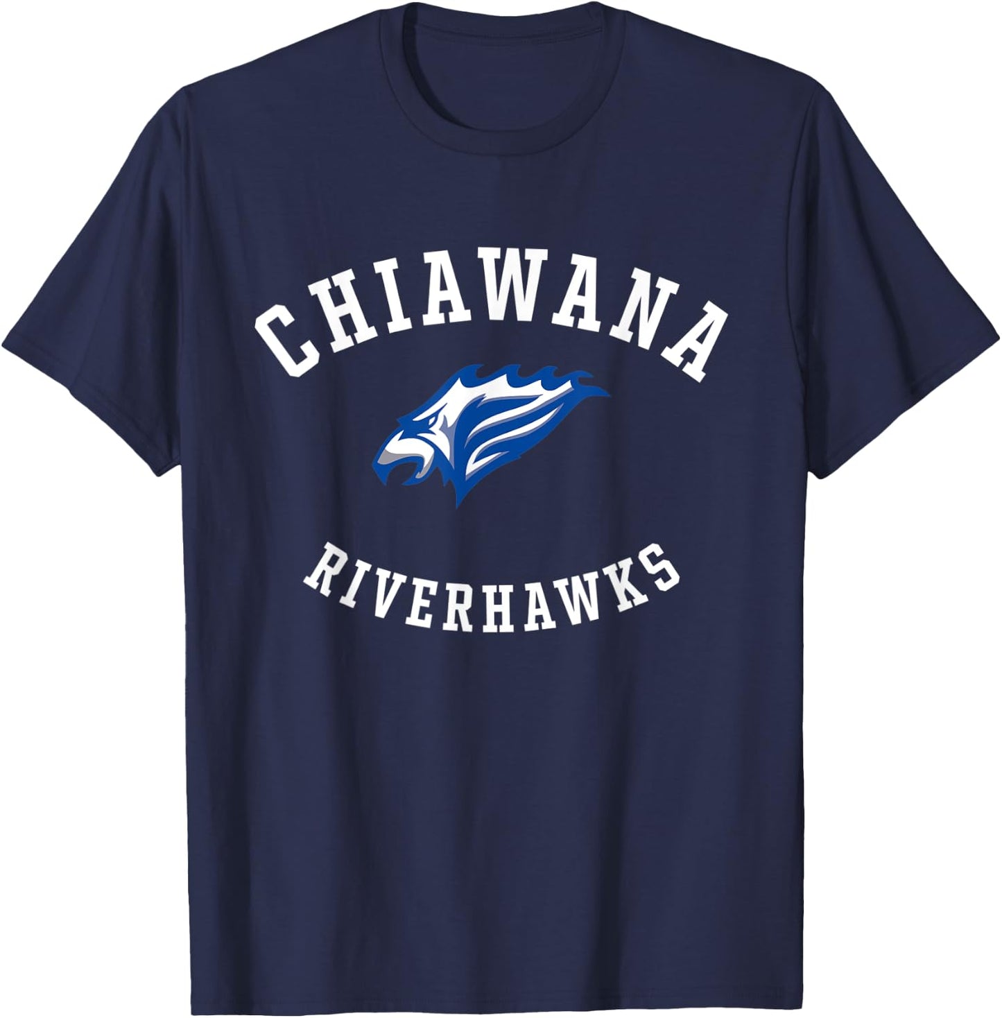 Chiawana High School Riverhawks C8 T-Shirt - T-Shirt | Navy