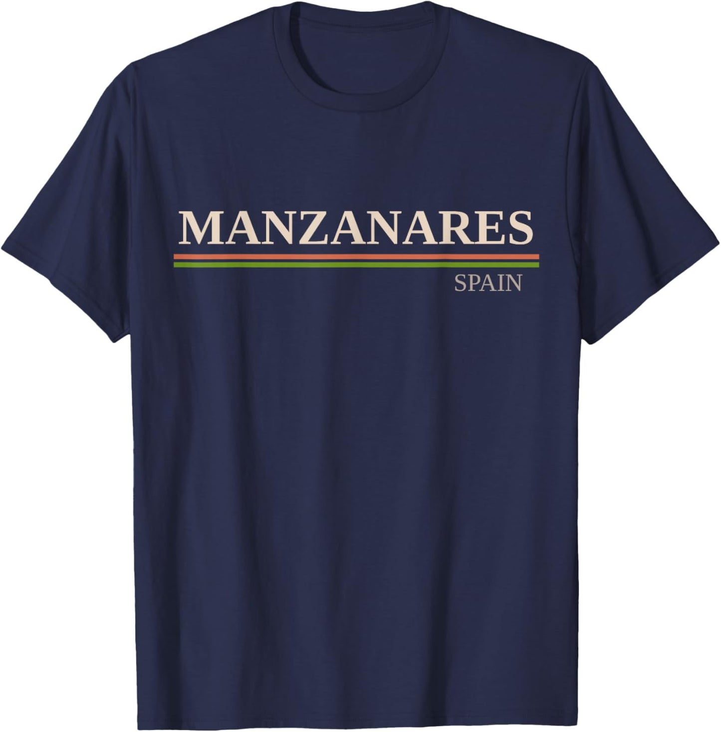 Manzanares Spain T-Shirt - T-Shirt | Navy