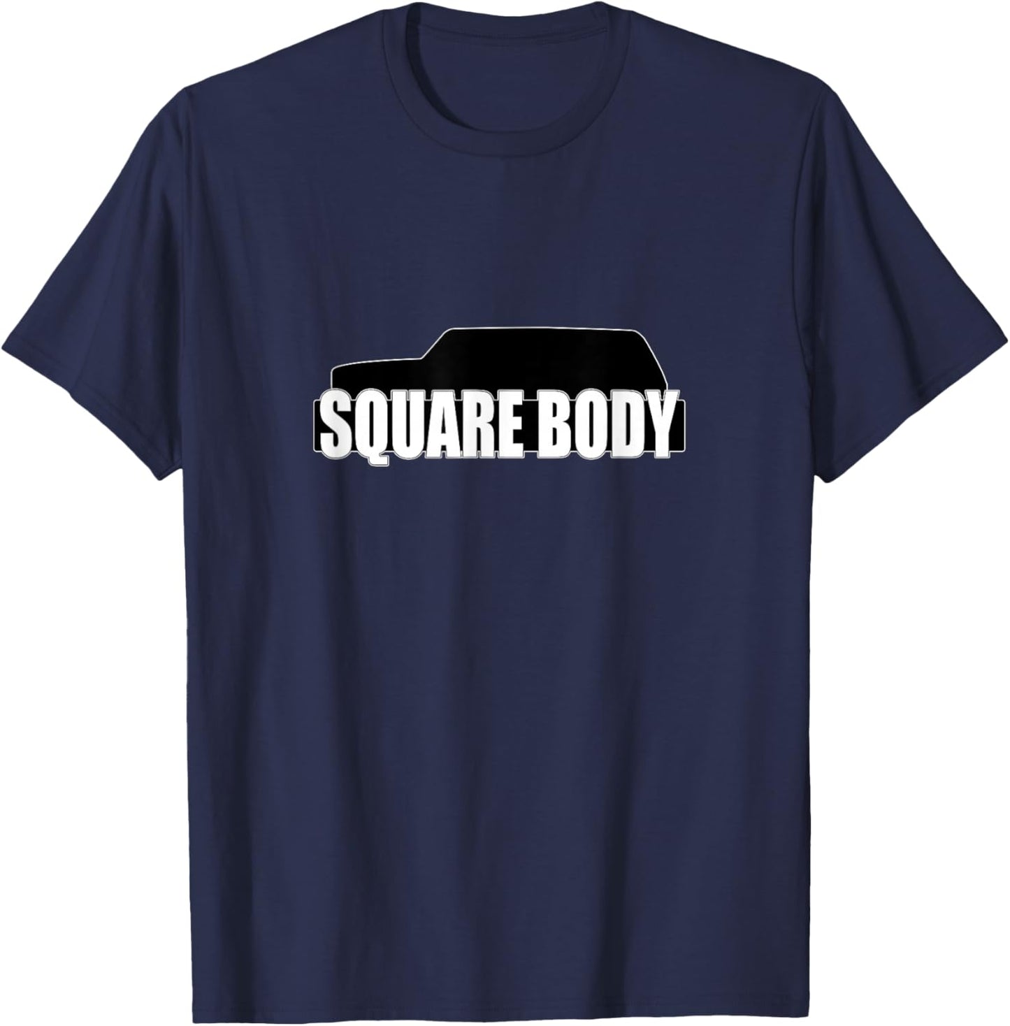 Square Body Truck Classic Squarebody Suburban T-Shirt - T-Shirt | Navy