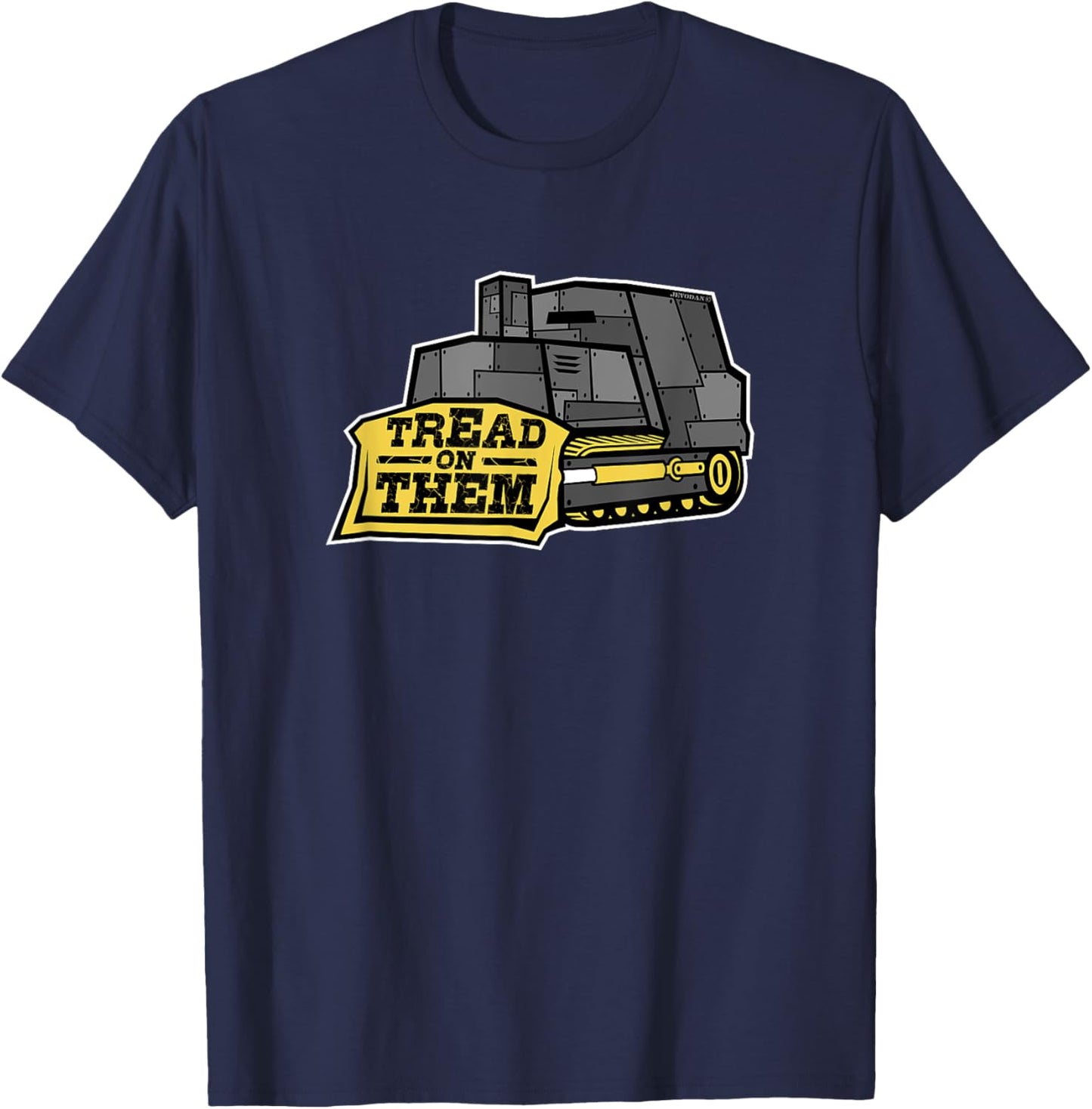 TREAD ON THEM by JEVODAN T-Shirt - T-Shirt | Navy