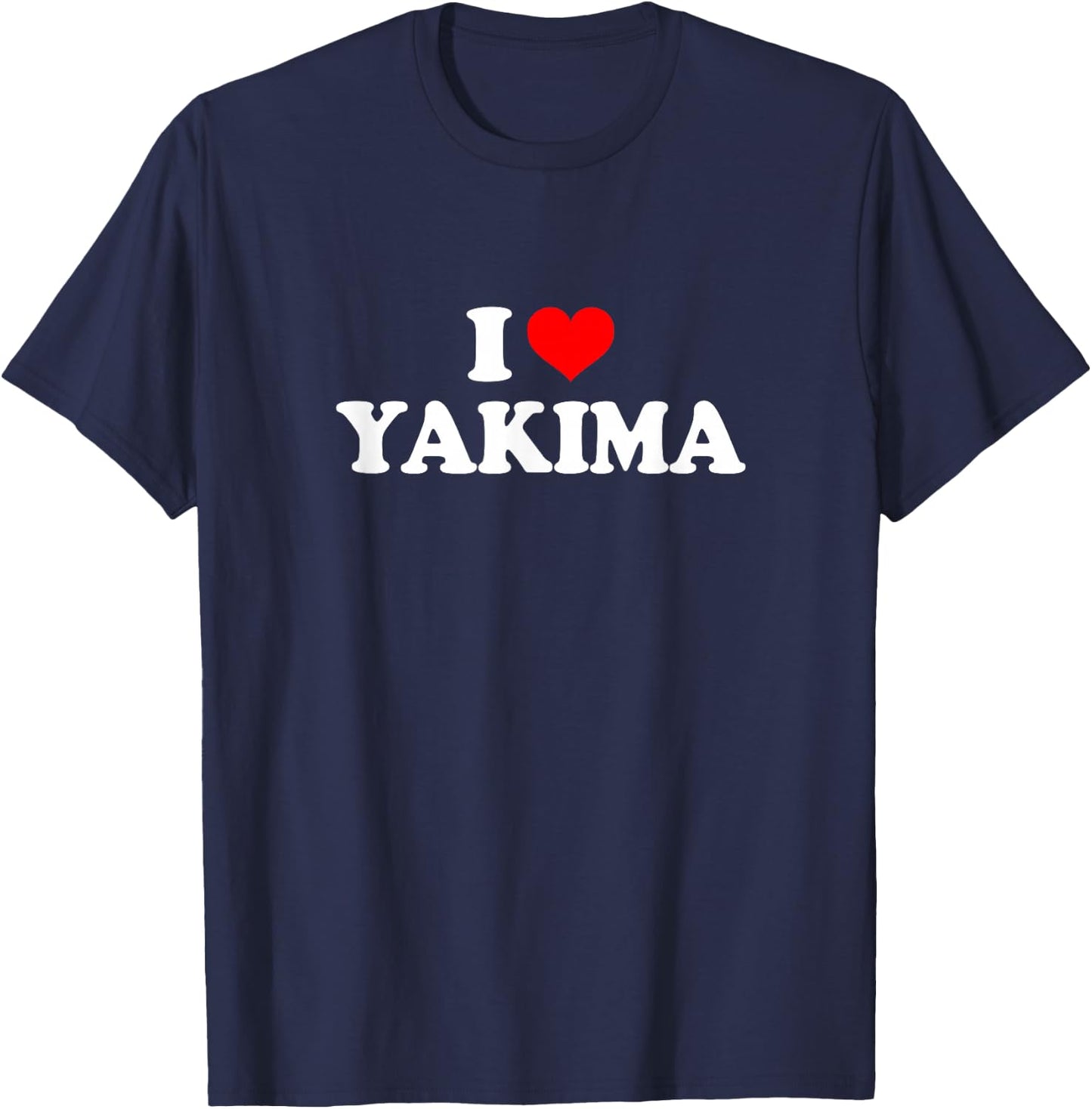 Yakima - I Love Yakima T-Shirt - T-Shirt | Navy