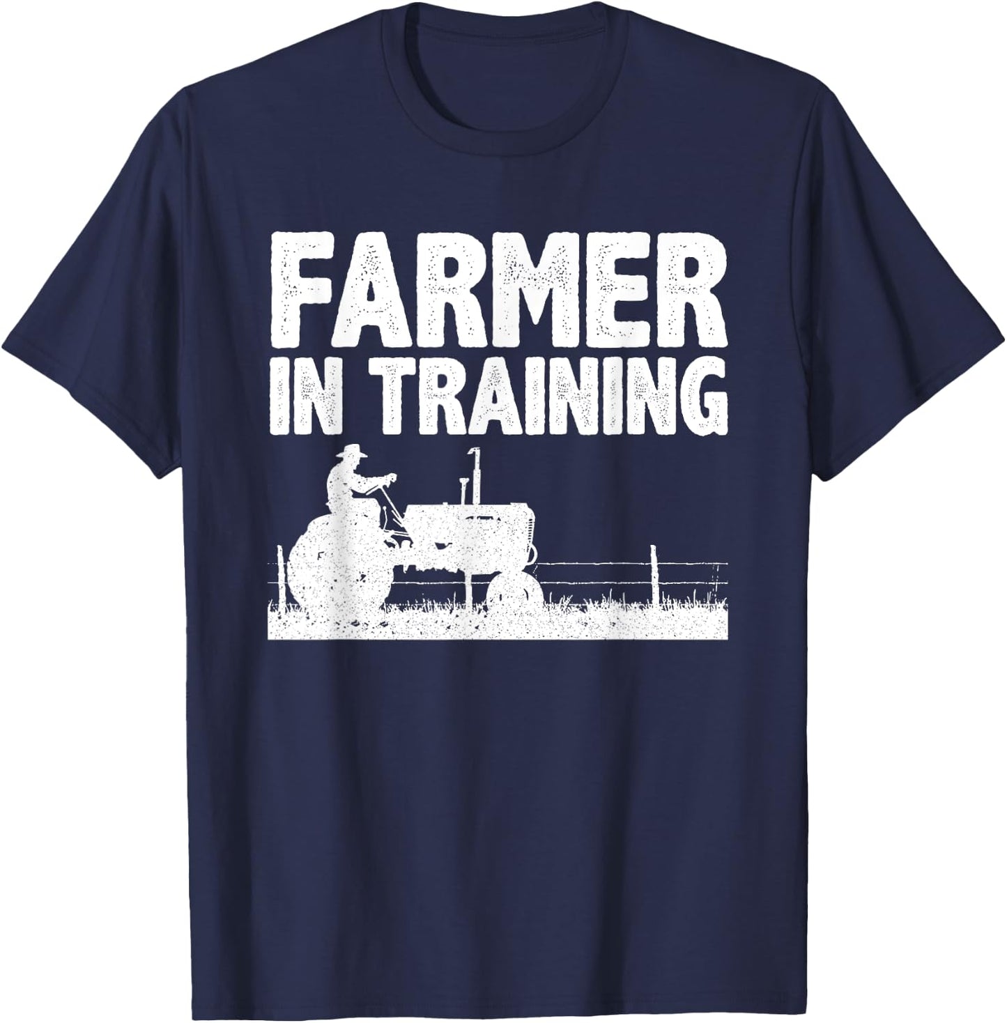 Cool Farmer Design Women Farmer Farming Crop Farm T-Shirt - T-Shirt | Navy