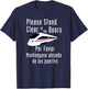 Funny Monorail Please Stand Clear of the Doors Por Favor T-Shirt - T-Shirt | Navy