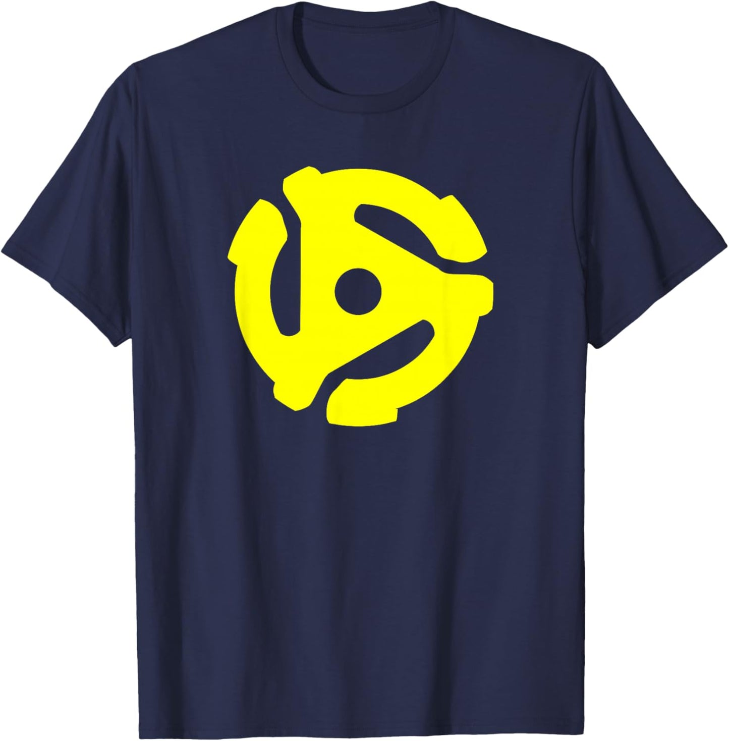 45 RPM Adapter Vinyl Record 45 T-Shirt - T-Shirt | Navy