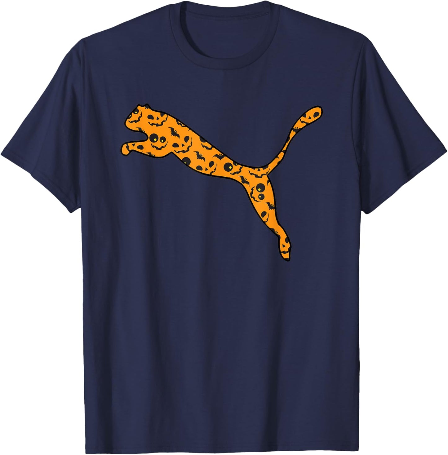 Jaguar Easy Halloween Outfit Panther Lazy Costume Gift T-Shirt - T-Shirt | Navy