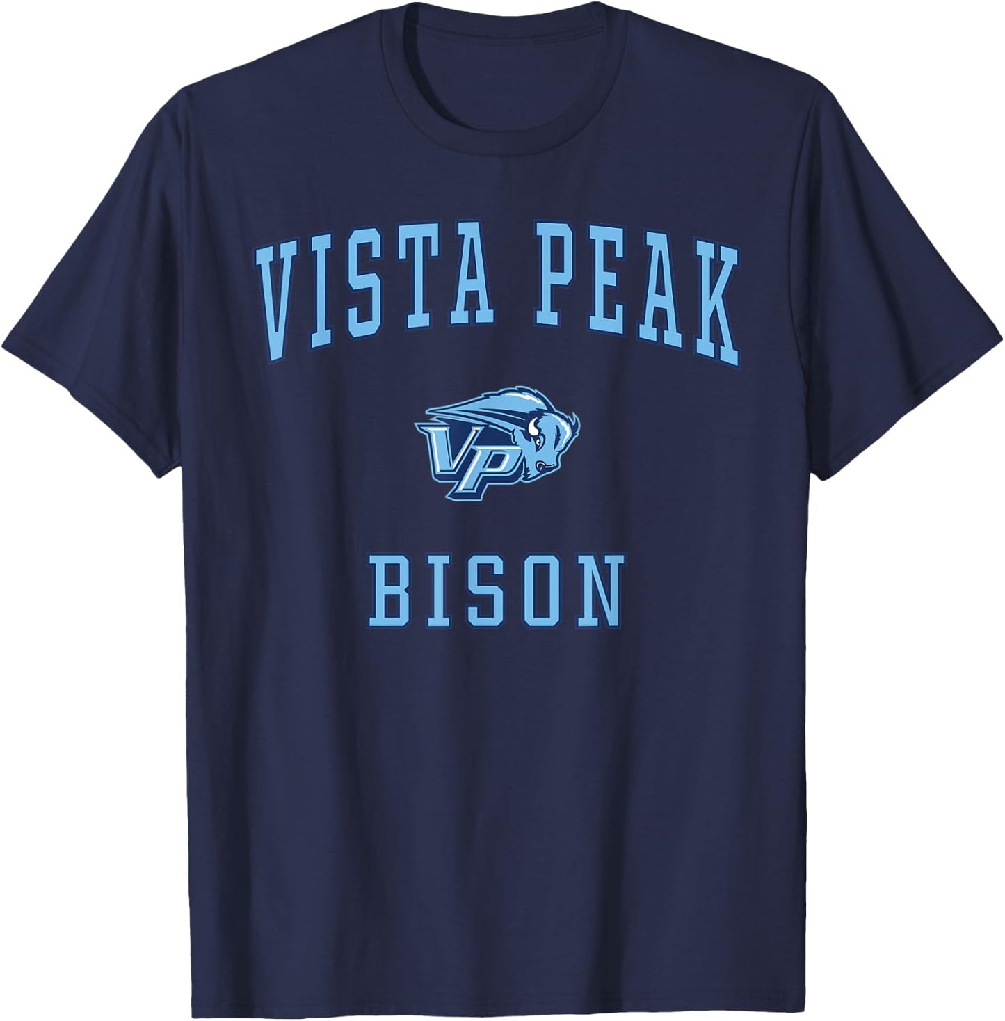 Vista Peak Prepatory Bison T-Shirt - T-Shirt | Navy