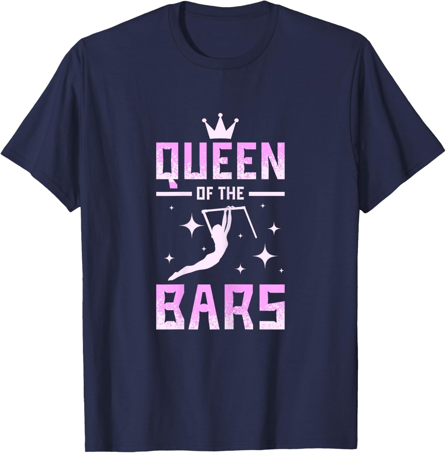 Queen of the bars gymnastics T-Shirt - T-Shirt | Navy