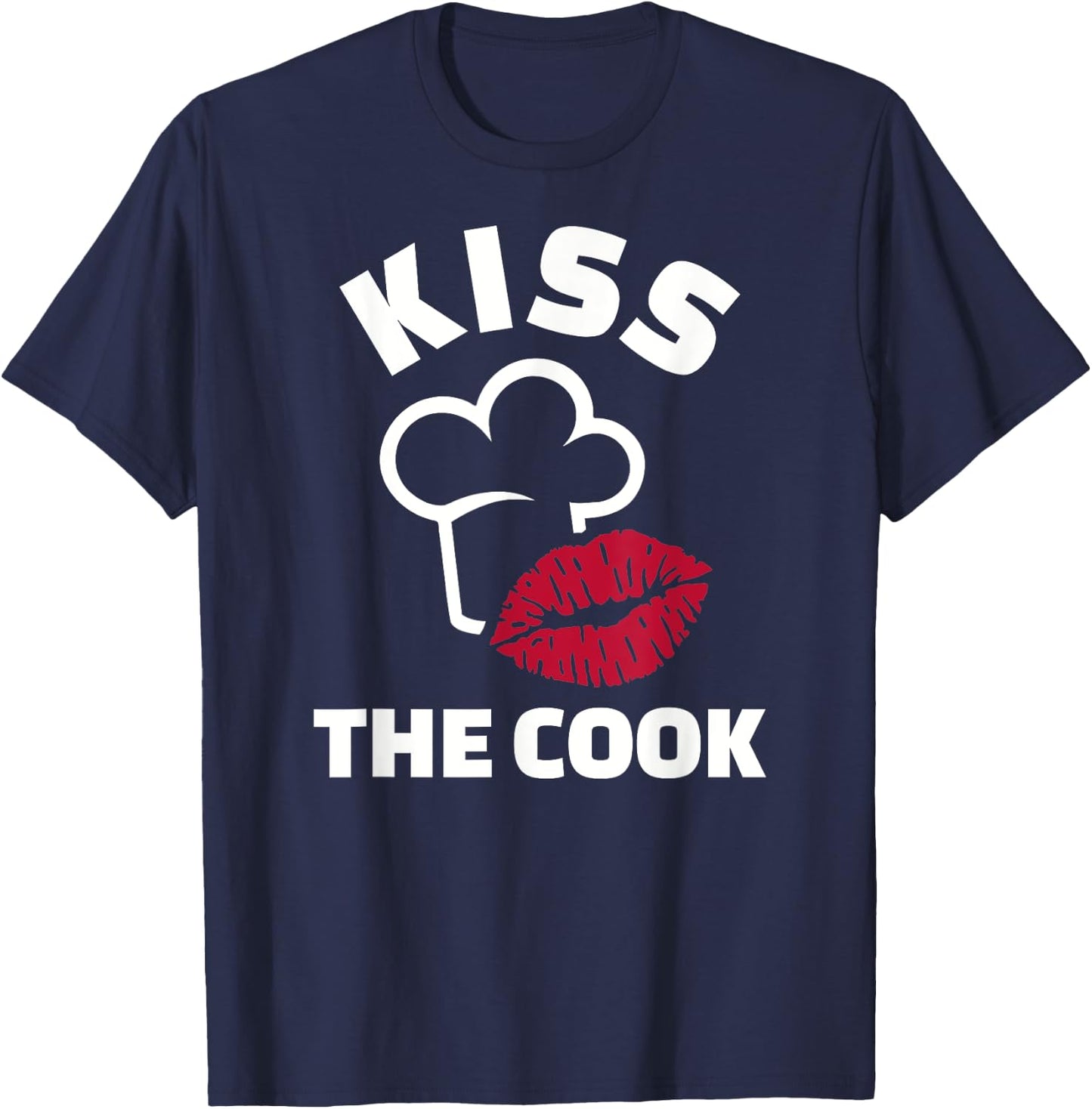 Kiss the cook T-Shirt - T-Shirt | Navy
