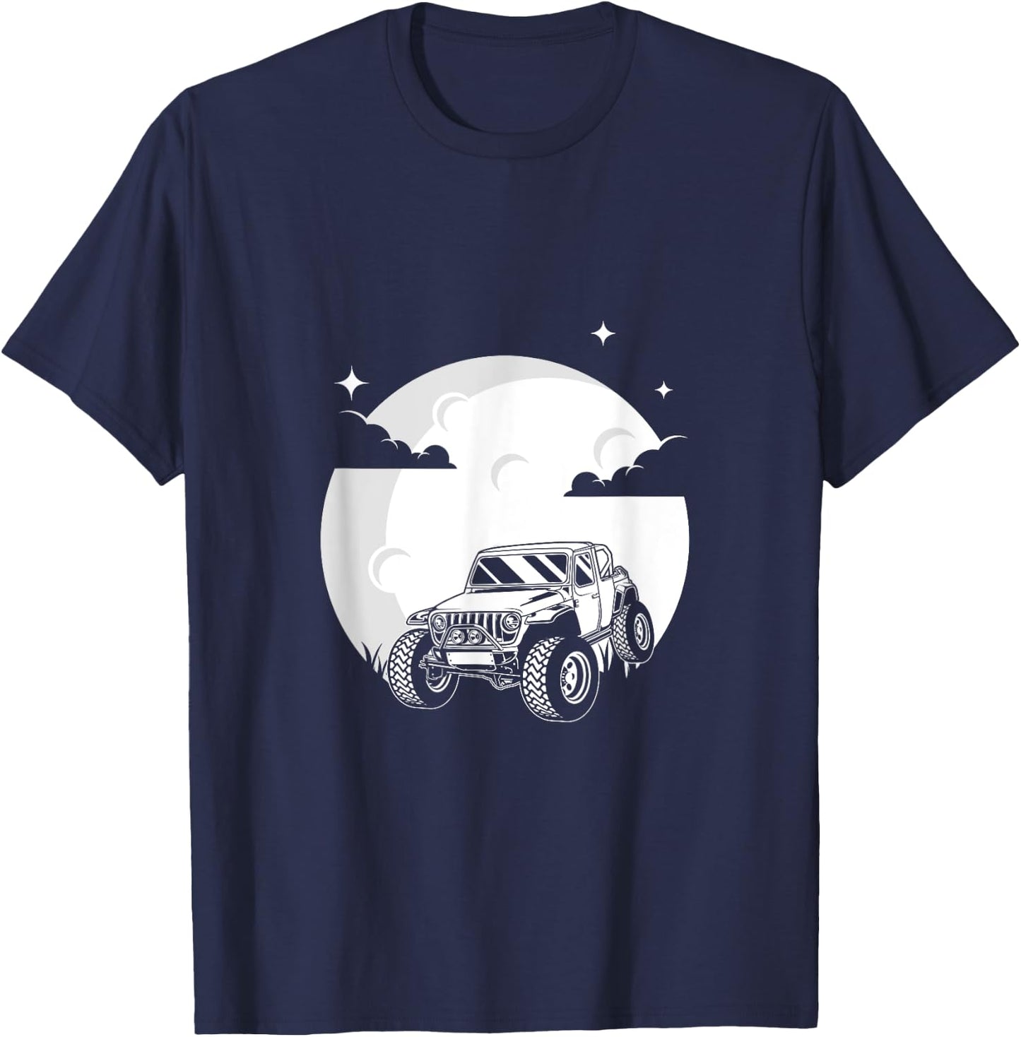 Off Road Moon Off Road Gift 4x4 Dirt T-Shirt - T-Shirt | Navy