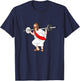 Jesus Doing Squats Jesus Gym T-Shirt - T-Shirt | Navy