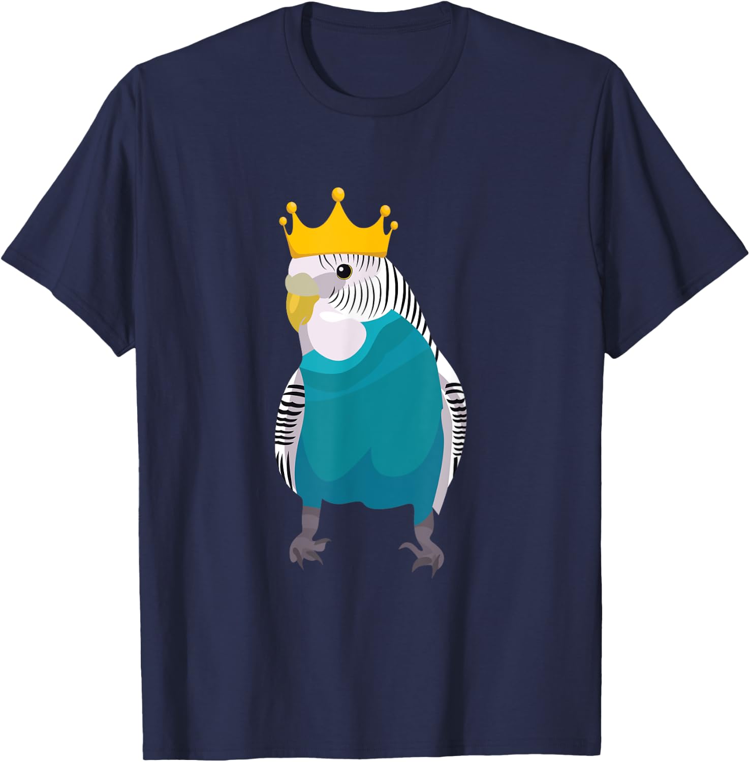 Budgie Bird Parakeet For Budgerigar Owner T-Shirt - T-Shirt | Navy
