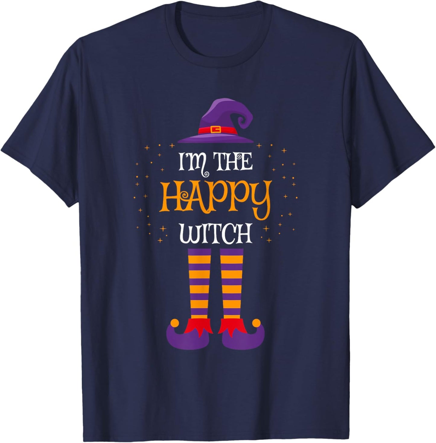 I’m The Happy Witch Halloween Family Matching Group Costume T-Shirt - T-Shirt | Navy