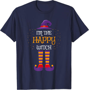 I’m The Happy Witch Halloween Family Matching Group Costume T-Shirt - T-Shirt | Navy