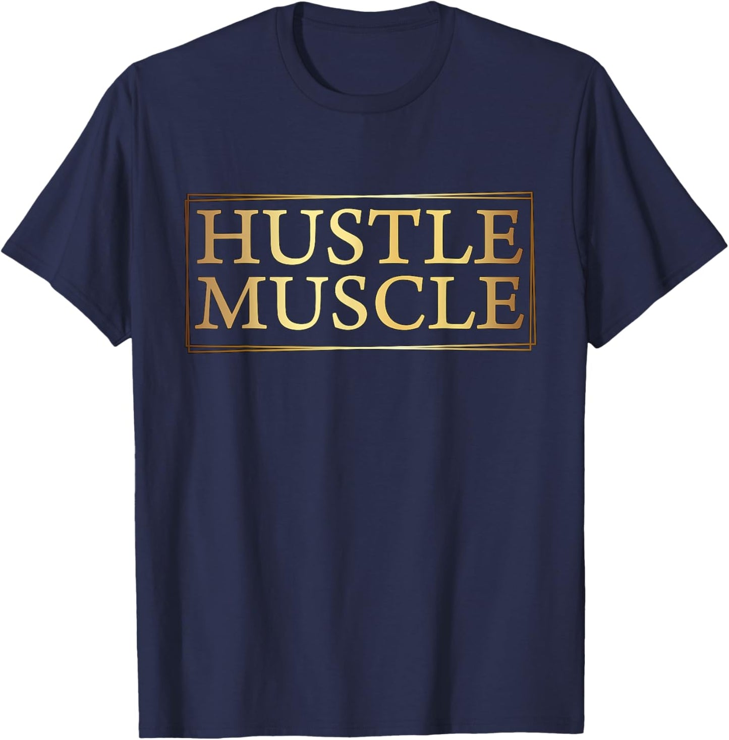 Hustle Muscle Fitness Gym T-Shirt - T-Shirt | Navy