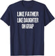 Like Father Like Daughter Oh Crap T-Shirt - T-Shirt | Navy