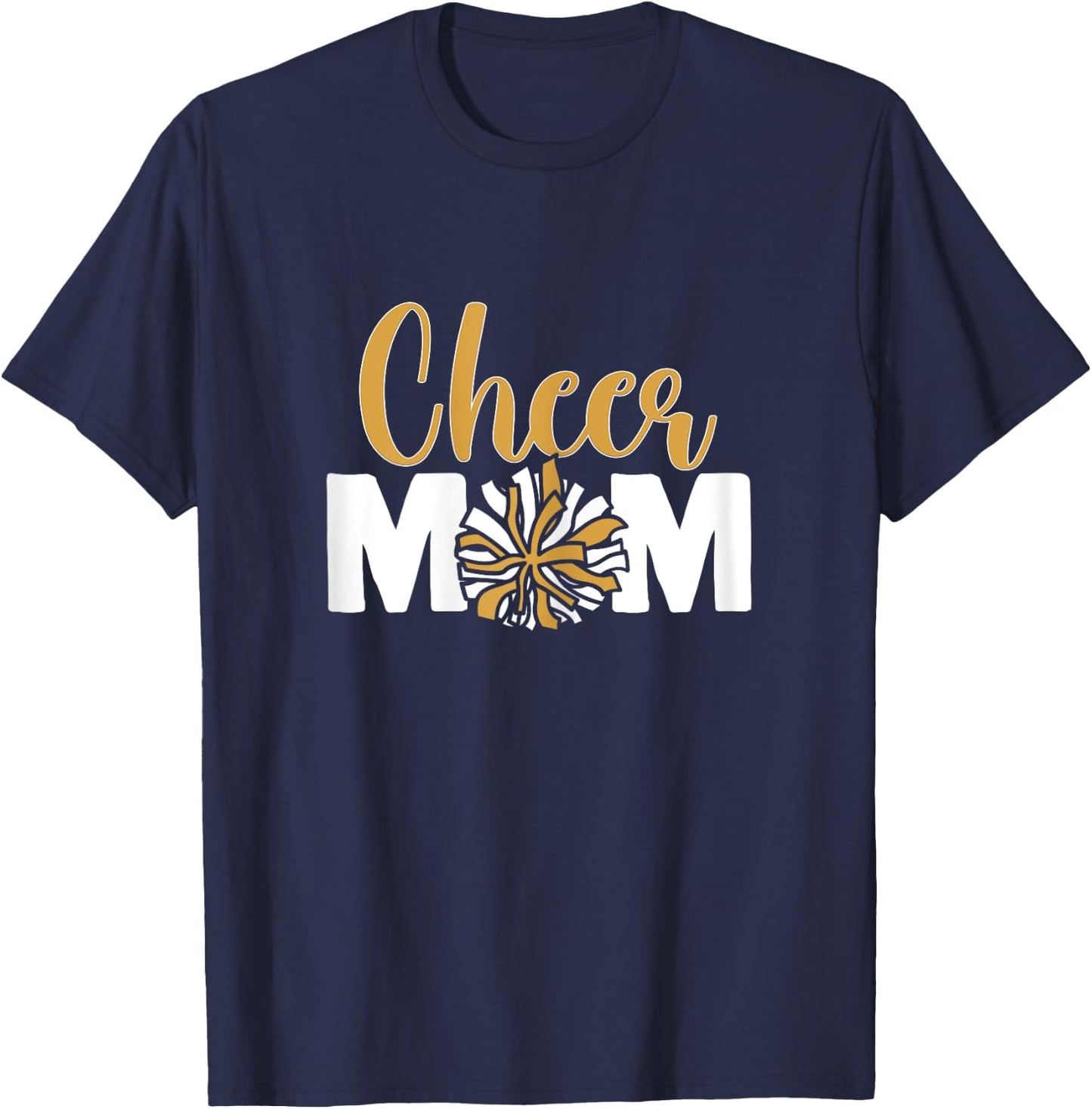 Cheer Mom Cheerleading Mother of Cheerleader Cheer Mom T-Shirt - T-Shirt | Navy