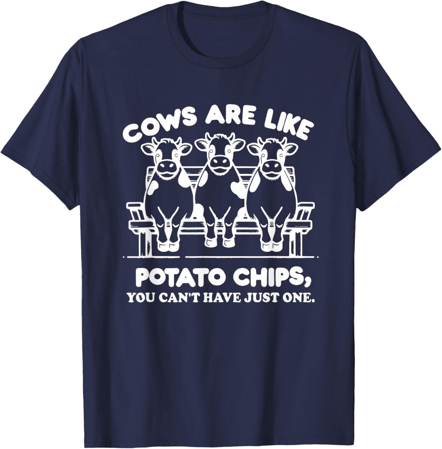 Funny Cow Owner Saying Farmer Quote Cow Lover Cows T-Shirt - T-Shirt | Navy