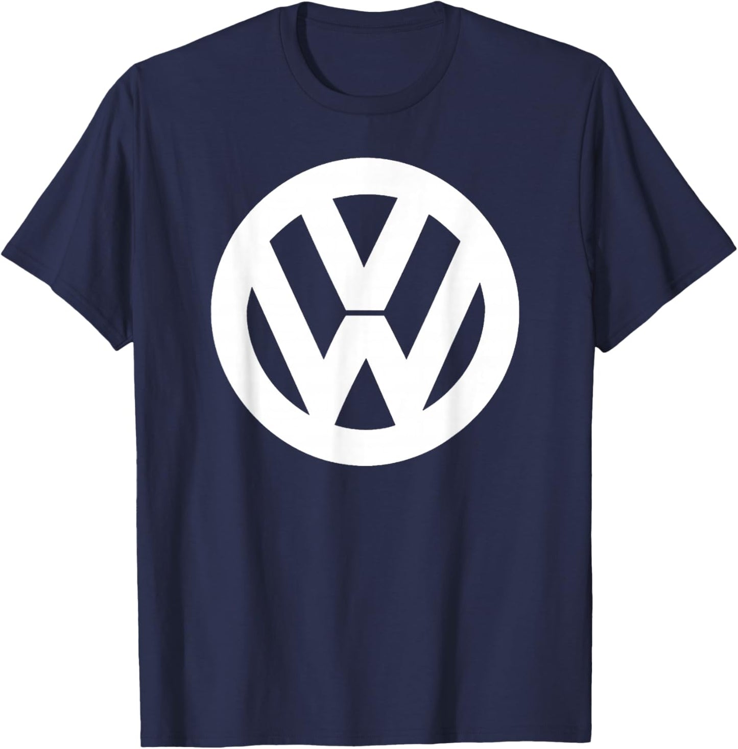 Volkswagen Classic White VW Logo T-Shirt - T-Shirt | Navy