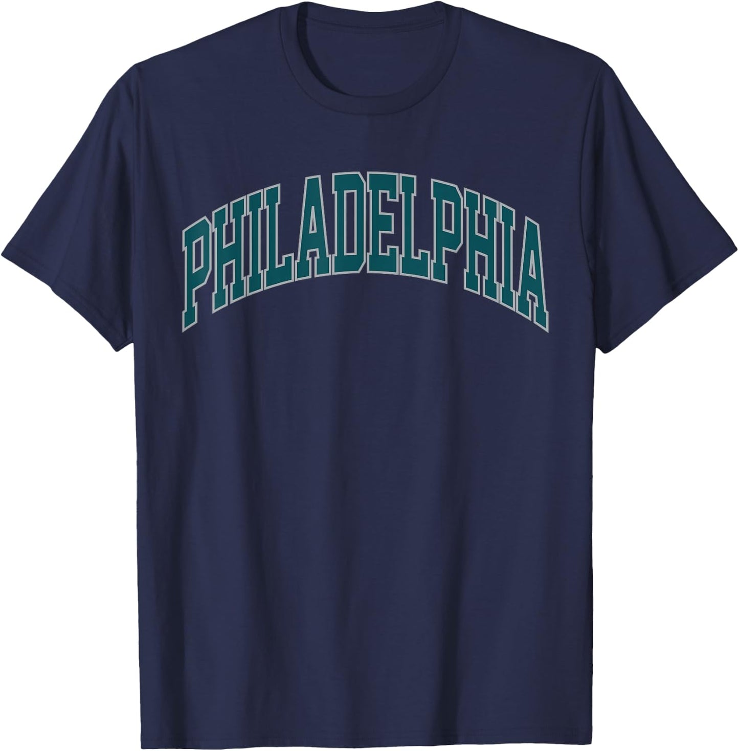 Retro Philadelphia Souvenir Classic Philadelphia Green T-Shirt - T-Shirt | Navy