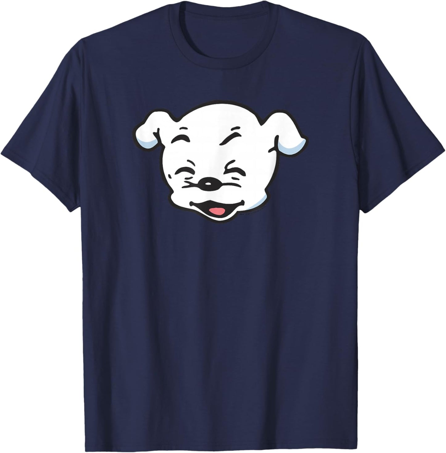 Betty Boop Pudgy Big Head Color Smile Poster T-Shirt - T-Shirt | Navy
