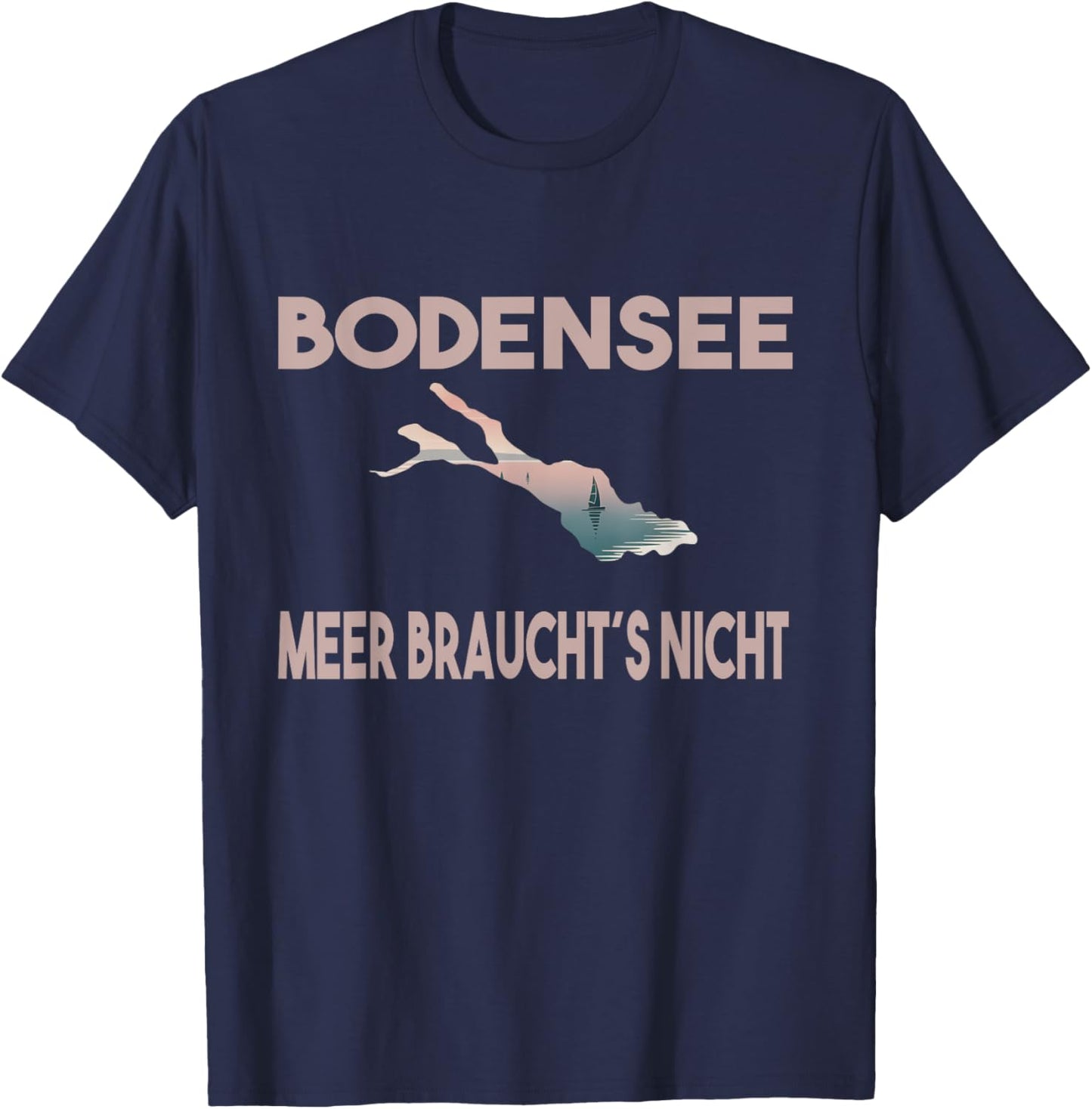 Braucht´s Nicht T-Shirt - T-Shirt | Navy
