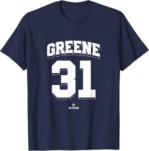 Riley Greene 31 Detroit MLBPA T-Shirt - T-Shirt | Navy
