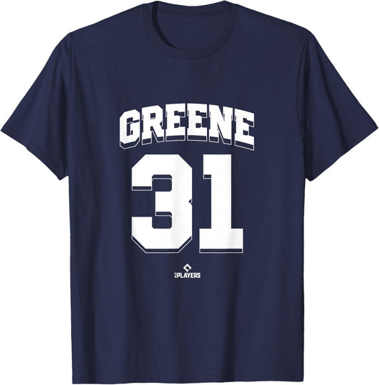 Riley Greene 31 Detroit MLBPA T-Shirt - T-Shirt | Navy