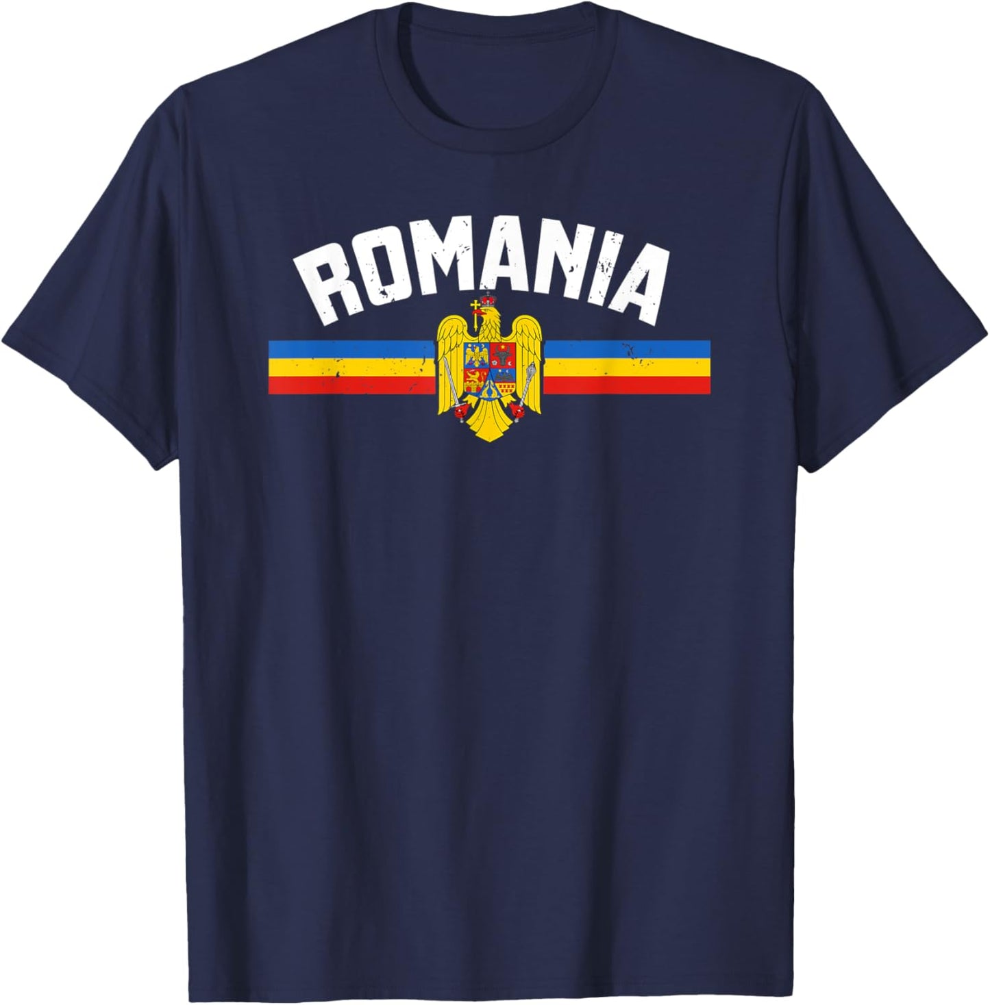 Romania Bucharest Balkans Romanian T-Shirt - T-Shirt | Navy