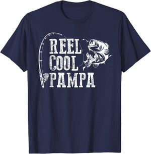 Pampa Fishing: Reel Cool Pampa T-Shirt - T-Shirt | Navy