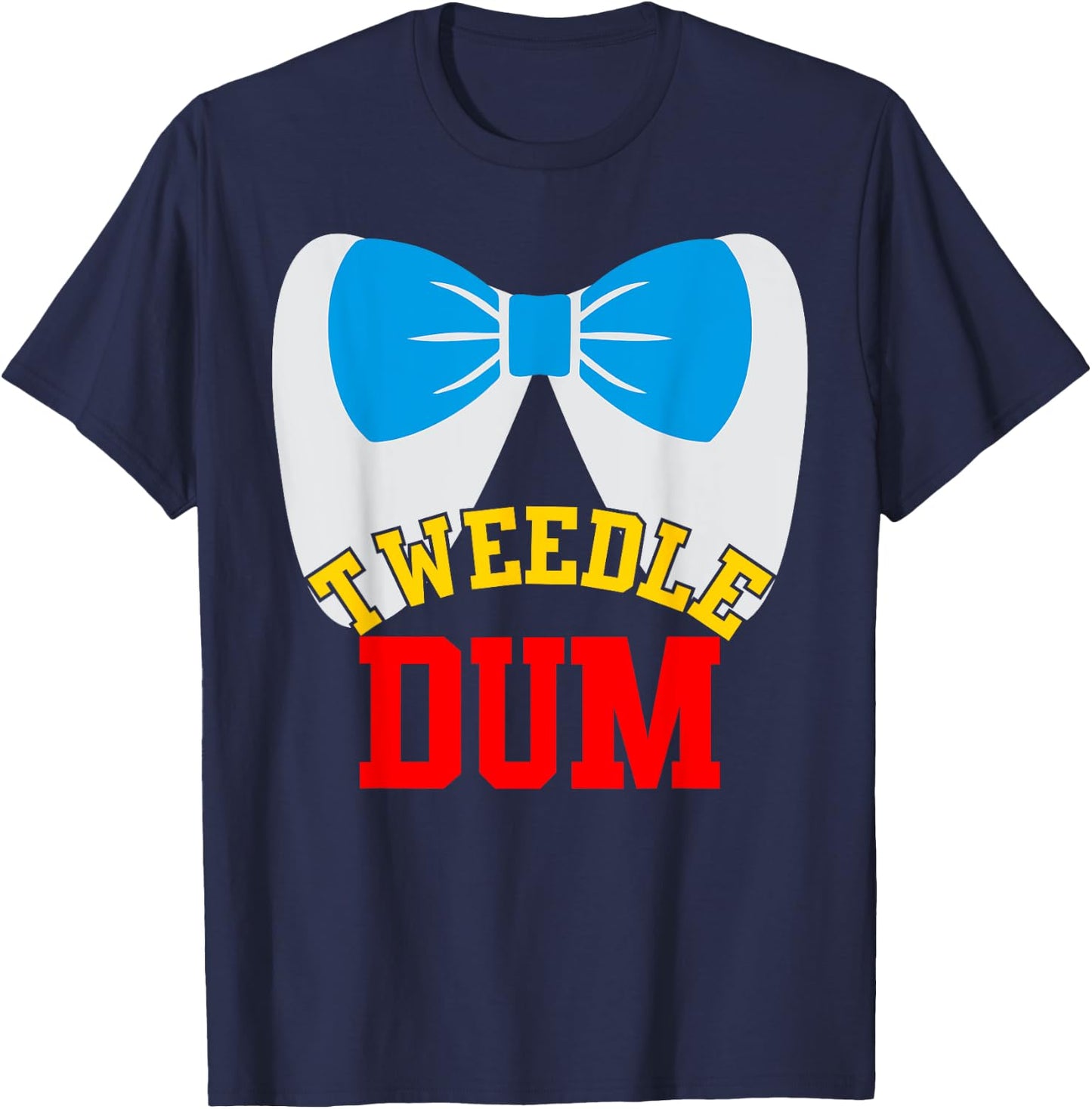 Tweedle Dee Dum funny matching halloween costume for couples T-Shirt - T-Shirt | Navy
