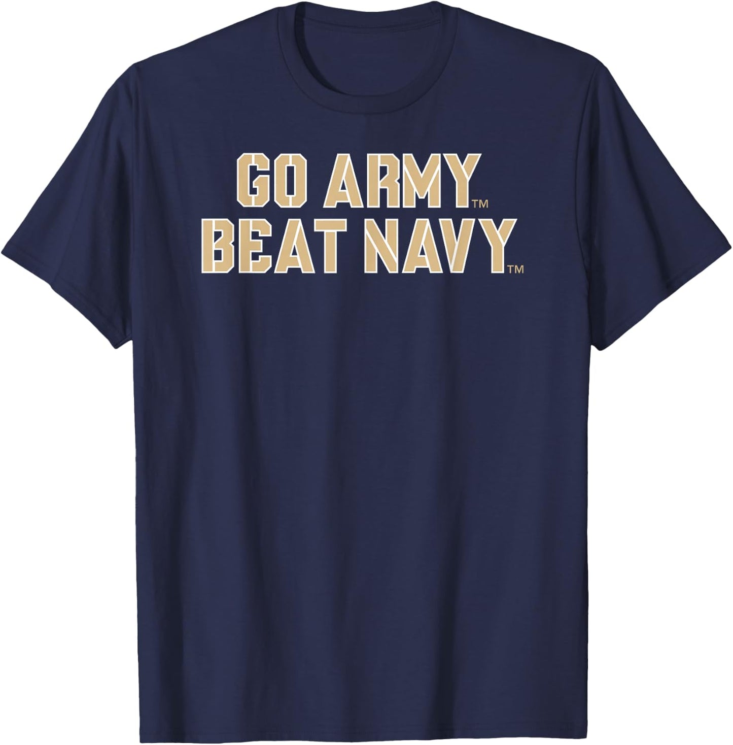 Army Black Knights Go Army Beat Navy Officially Licensed T-Shirt - T-Shirt | Navy