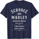 A Christmas Carol Scrooge and Marley Literature T-Shirt - T-Shirt | Navy
