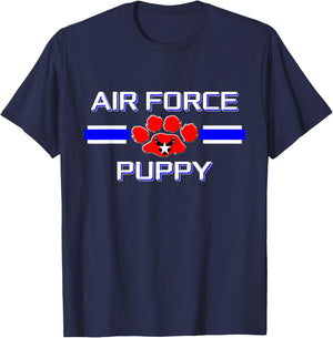 Air Force Human Puppy Play Shirt | Military Pup BDSM Fetish T-Shirt - T-Shirt | Navy