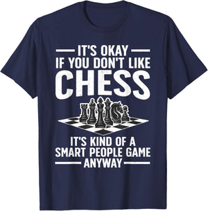Cool Chess Players Art Boys Kids Chess Lover Novelty T-Shirt - T-Shirt | Navy