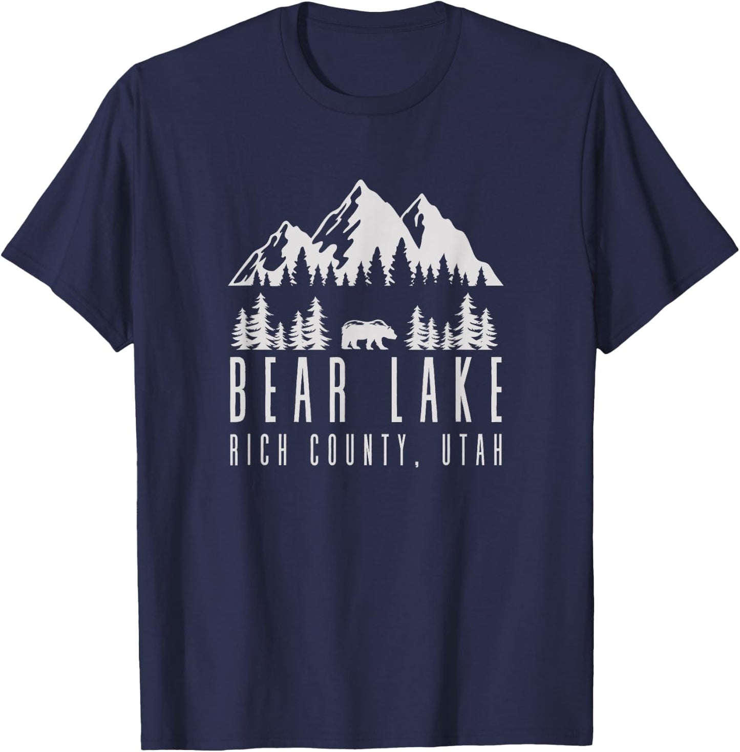 Bear Lake Utah Gift T-Shirt - T-Shirt | Navy